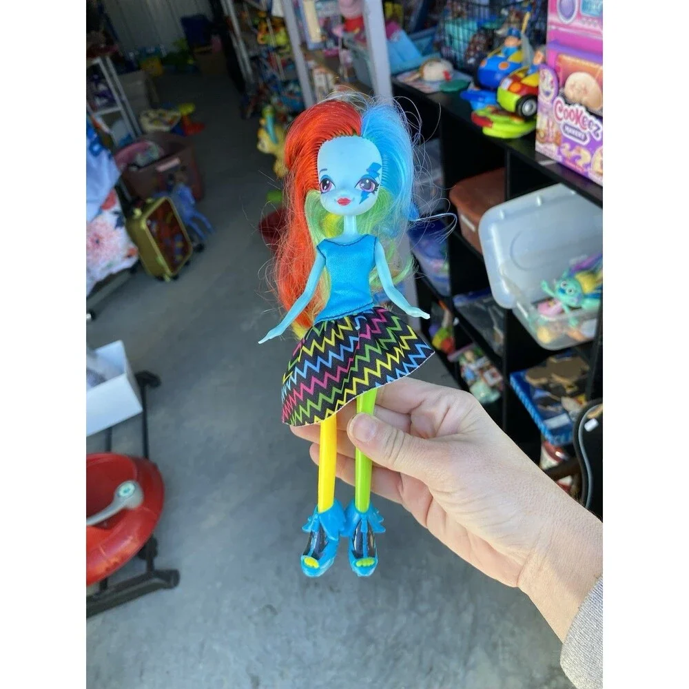 My Little Pony Equestria Girls Rainbow Dash Doll Hasbro 2013 Neon Rainbow Power